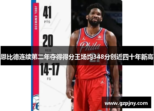 恩比德连续第二年夺得得分王场均348分创近四十年新高